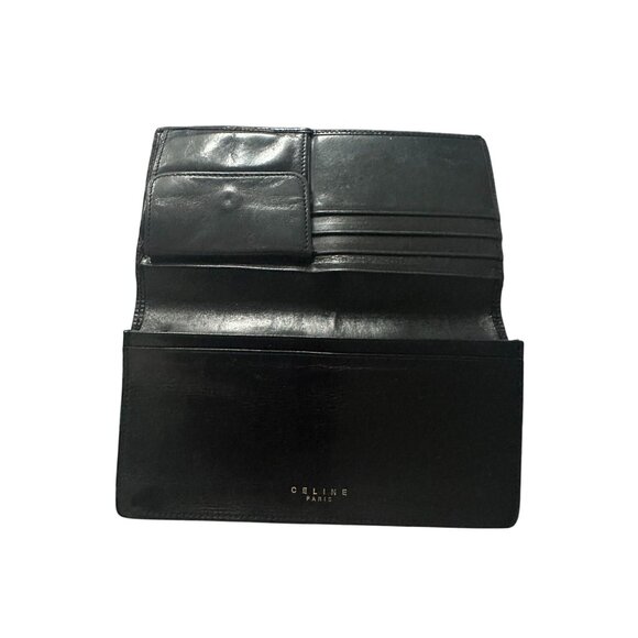 CELINE Womens Vintage Long Logo Clutch Wallet - Picture 11 of 11